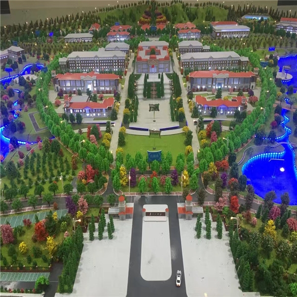 甘肃省公安厅301工程警察学校西峰规划模型