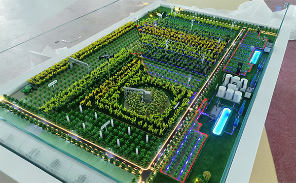 张掖农博会展示沙盘